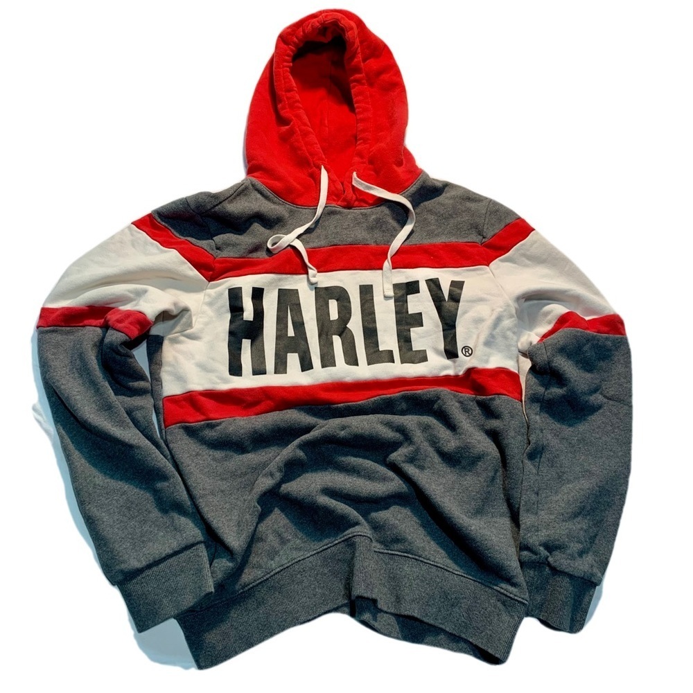 Vintage Harley-Davidson Slim Fit Hoodie Sweatshirt - Size S